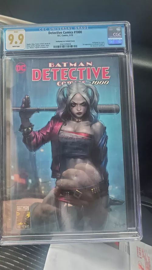 Harley and a little PG Plot (plus my 8th 9.9) [Detective Comics 1000 Lee / Golden Apple variant]