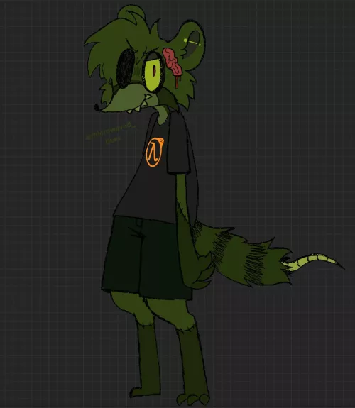 help me name my new fursona! (cw a little blood)