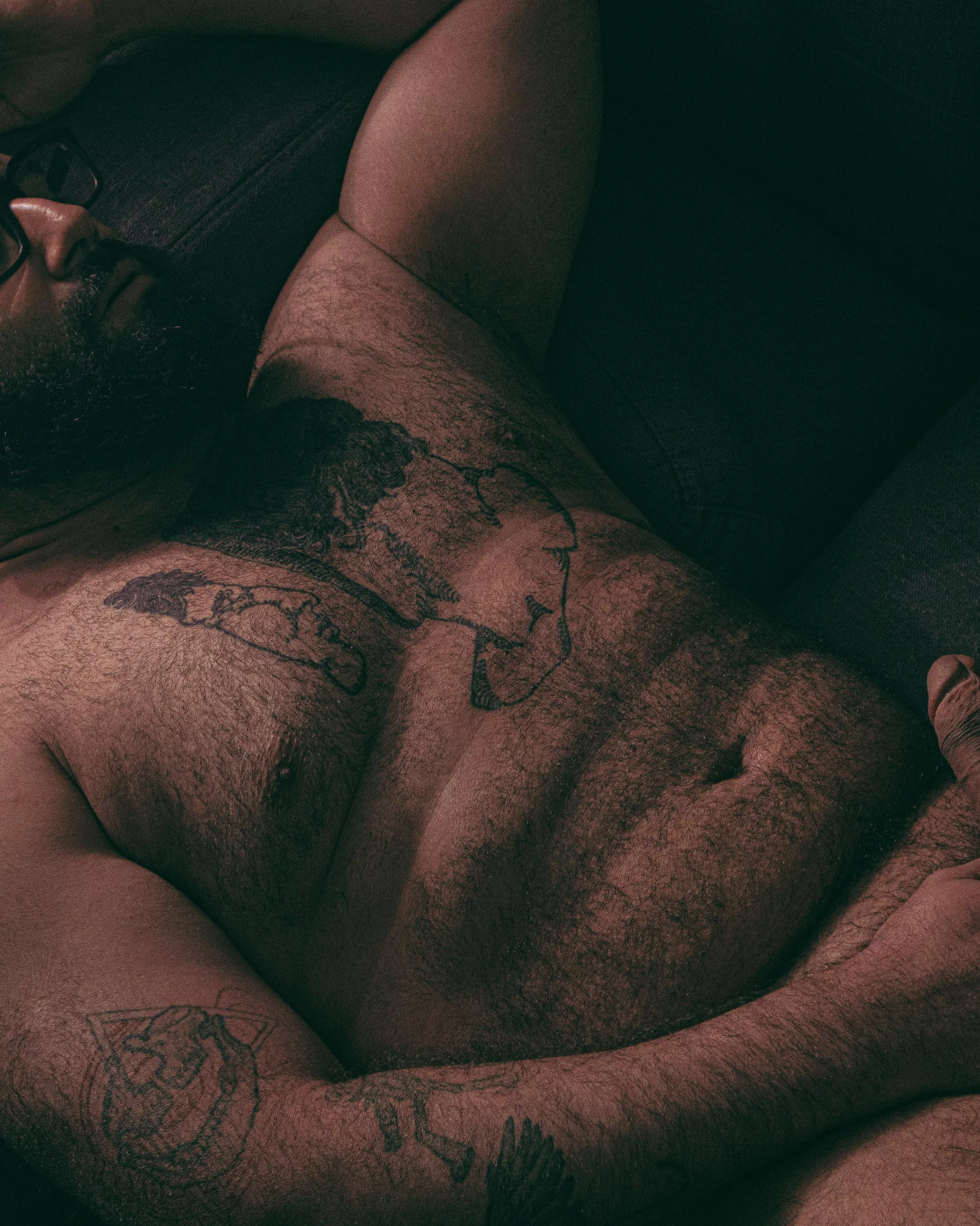 Here’s beard and the tip of a boner