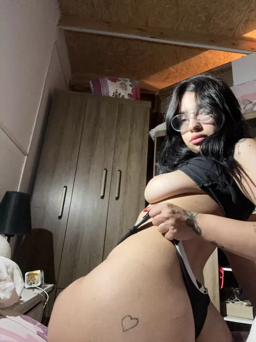 I realize my tits are too tiny.