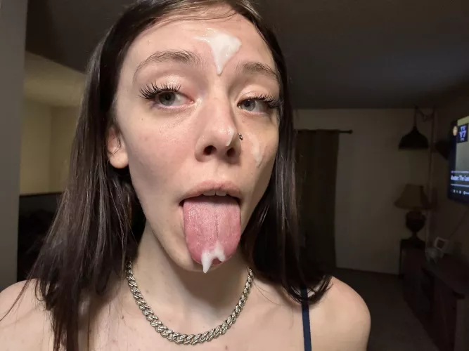 I will let you dump more load on my face and mouth