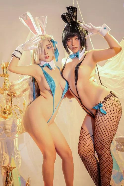 Ichinose Asuna and Kakudate Karin [Blue Archive] by (Yuumeilyn and  _ Yingying_g on X)