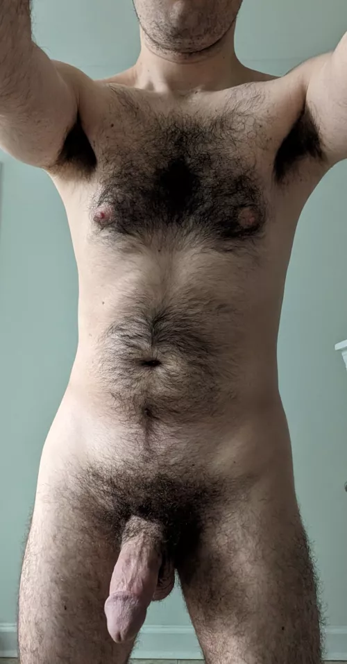I've got a hairy chest, as well as a lot of other places.