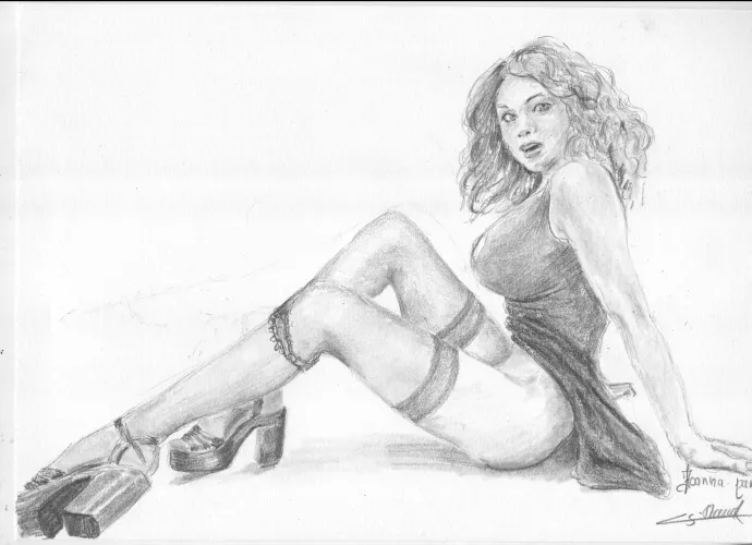 Joanna, buttock on the ground by david_daranc (me)