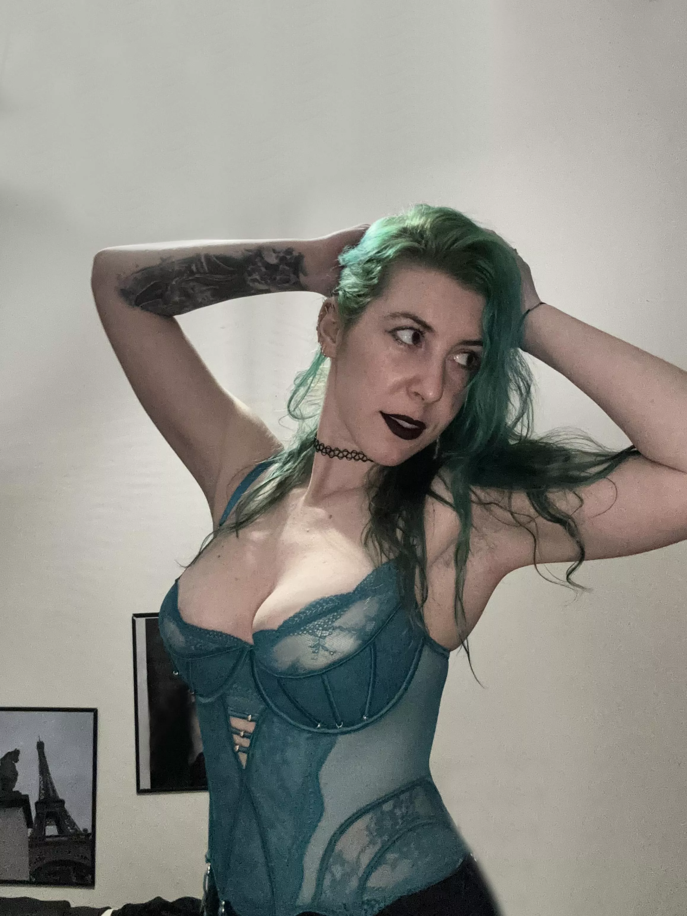 Just lingerie for a night out