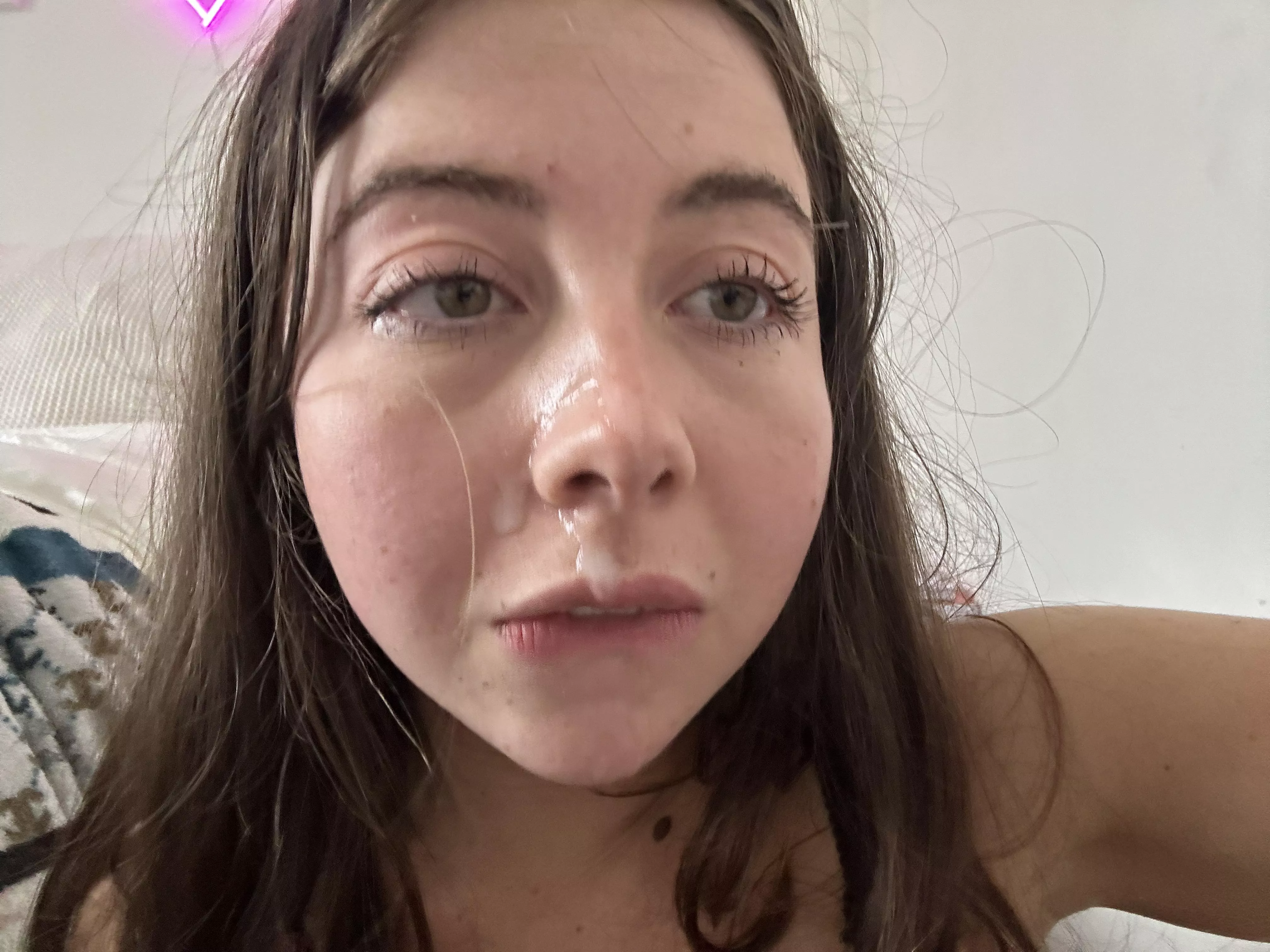 Kiss me now and taste your sperm