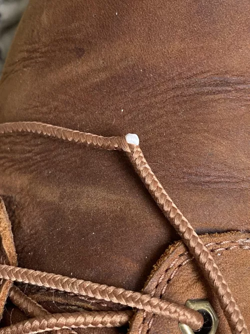 Lace insides suddenly popped out