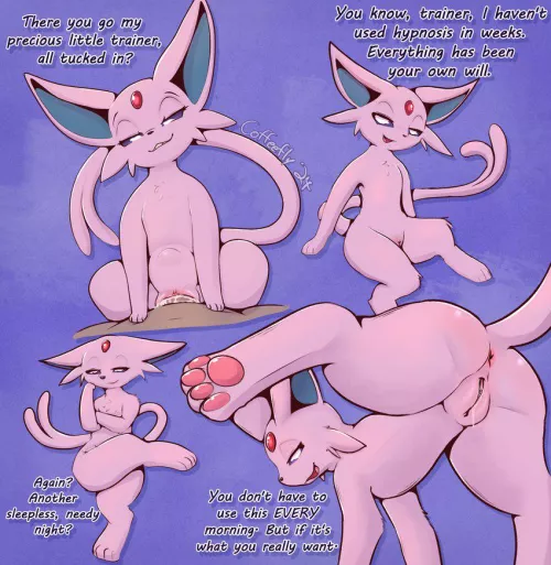Let Espeon be your master now~ [MF] (coffeefly)