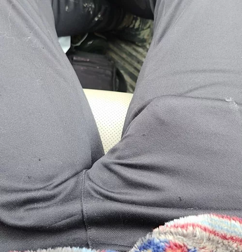 Might be time to go up a size on joggers...