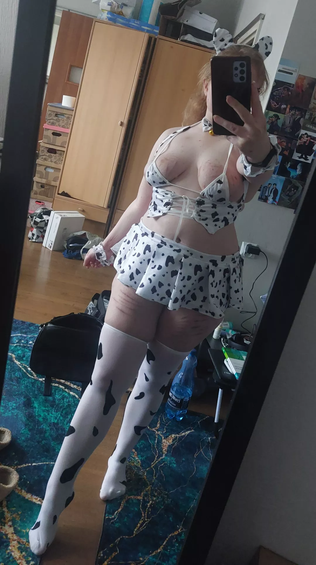 now i only have to get milked in that lingerie...