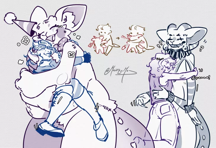 Parfait gives great hugs- Meringue not so much.