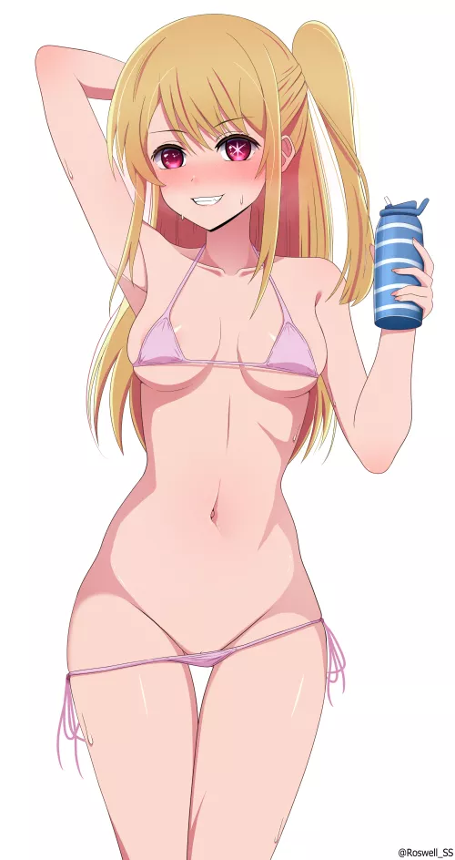 Ruby Showing Off Her Body In A Bikini (Oshi No Ko)