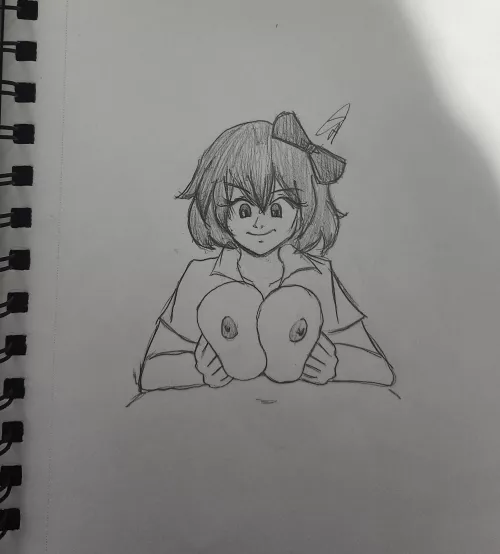 Sayori boobjob (art by me)