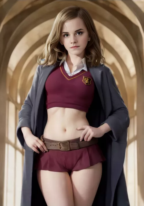 Sexy Hermione, I made this image from a cartoon style image I found and I don't remember who it is from, but I made it realistic
