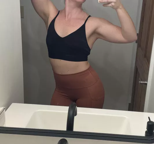 Sweating it up this morning