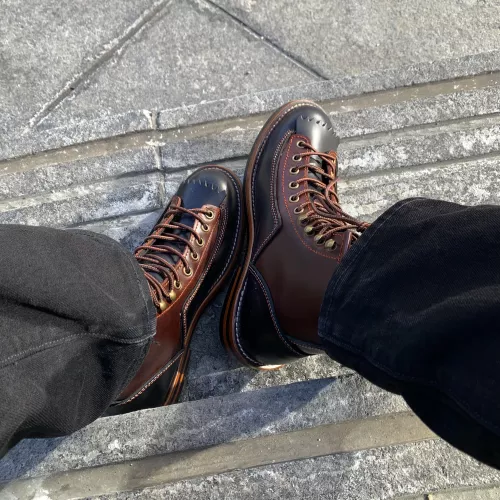 TAFT boots Model 007 in Black/Cherry. Absolute beauties.