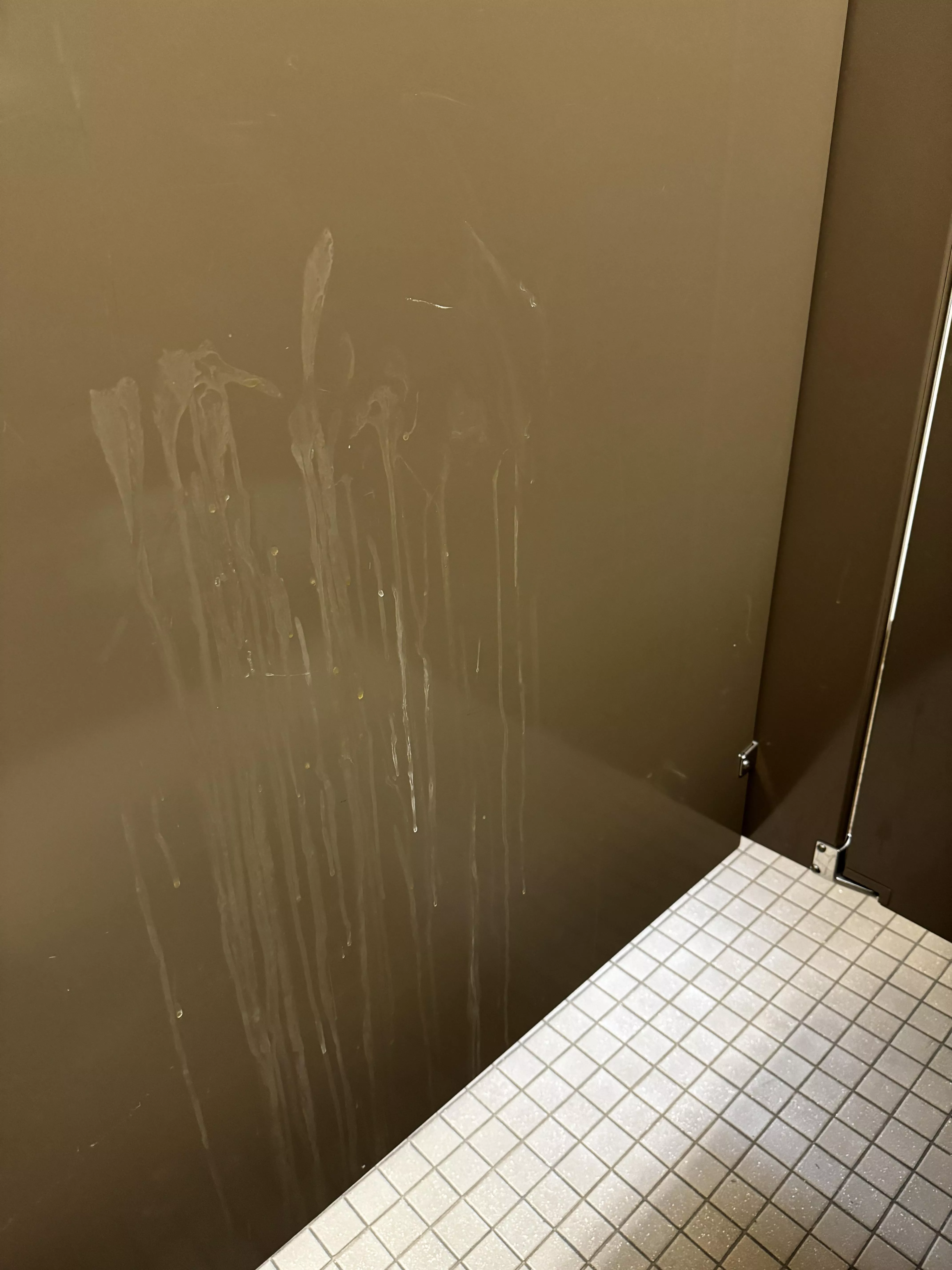 This was at my college campus today