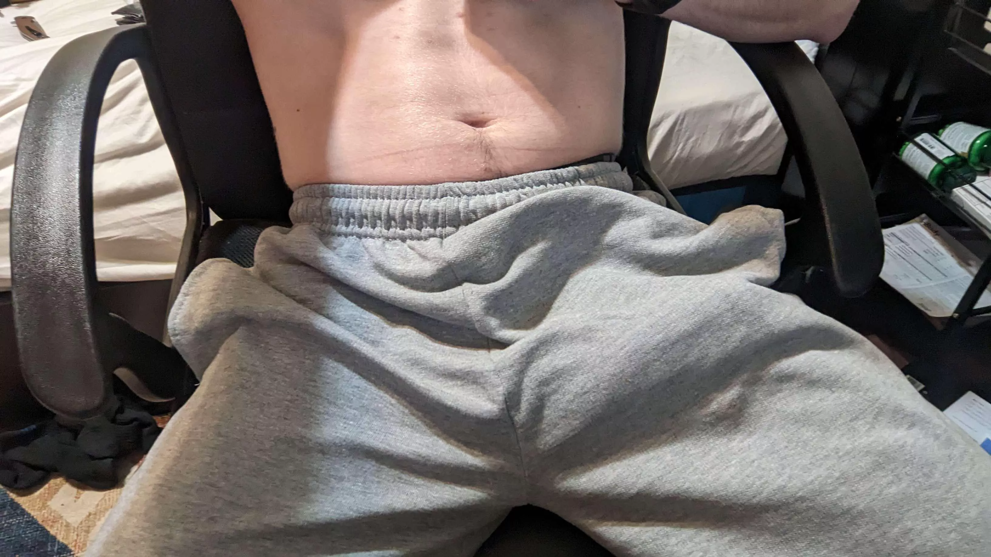 Want to sit on my lap?