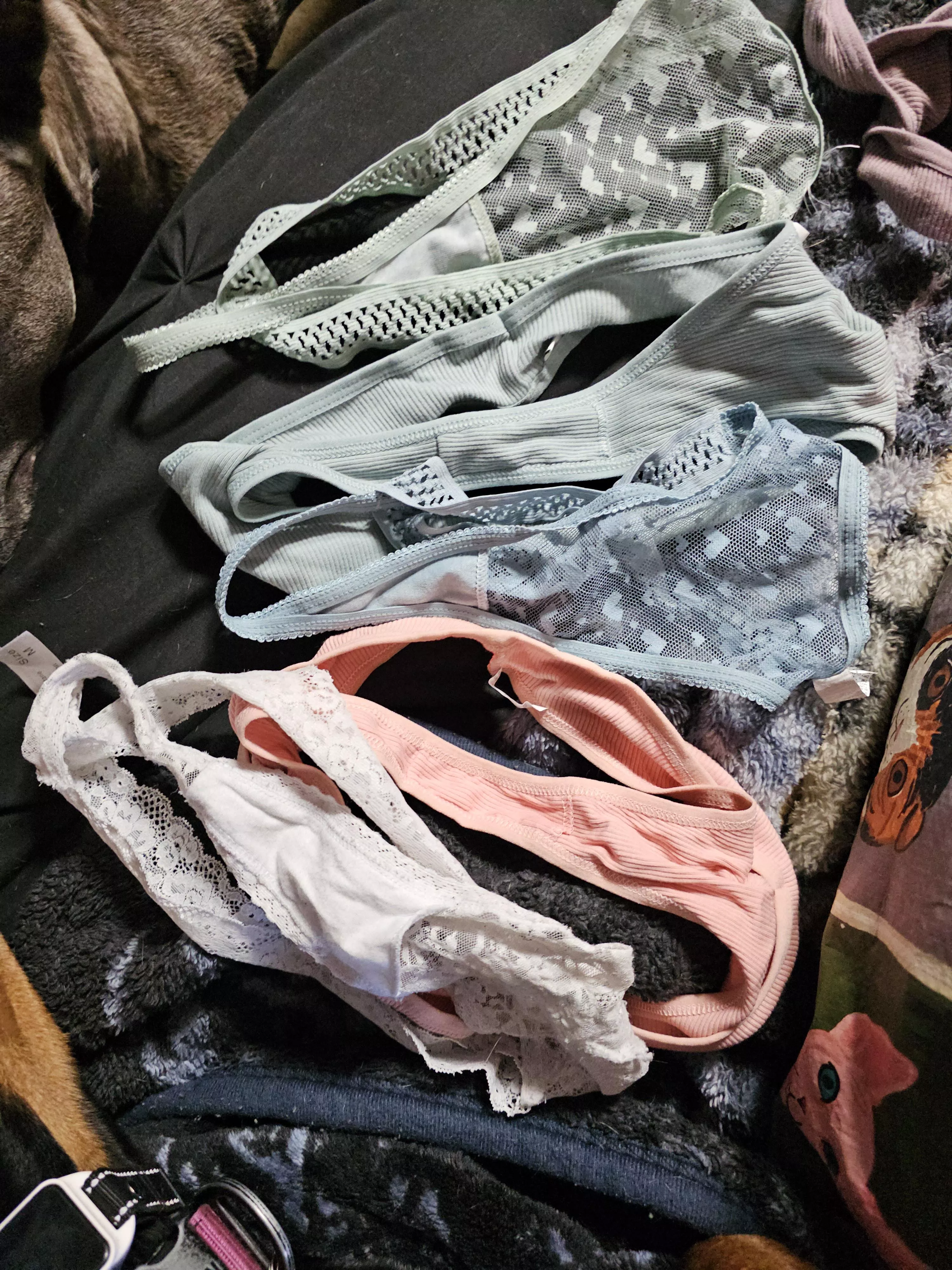 Which panty should I soak today?! 