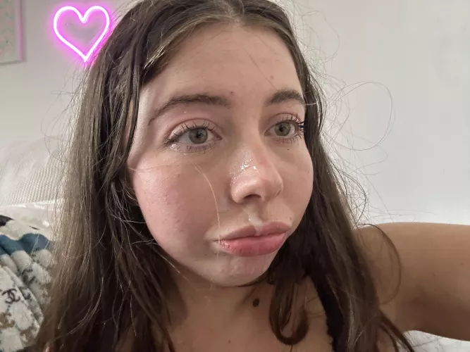 Would you kiss me even covered with your cum?