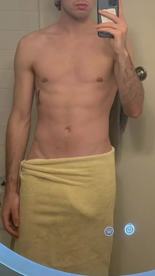 Before my morning shower