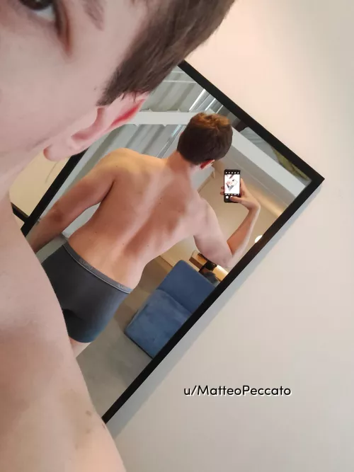 Blue boxers 💙🤍