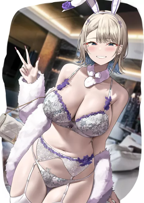 Bunny Lingerie Asako (Kuse) [Artist's OC]