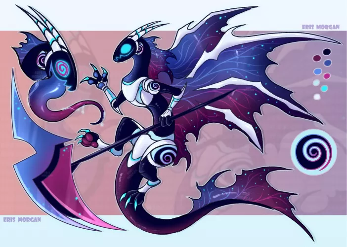 Butterfly Dragon Protogen ( Adopt by me) - More info in comments