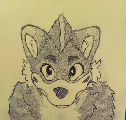 Drew Mansterz on a post-it-note cuz his sona's too cute cx