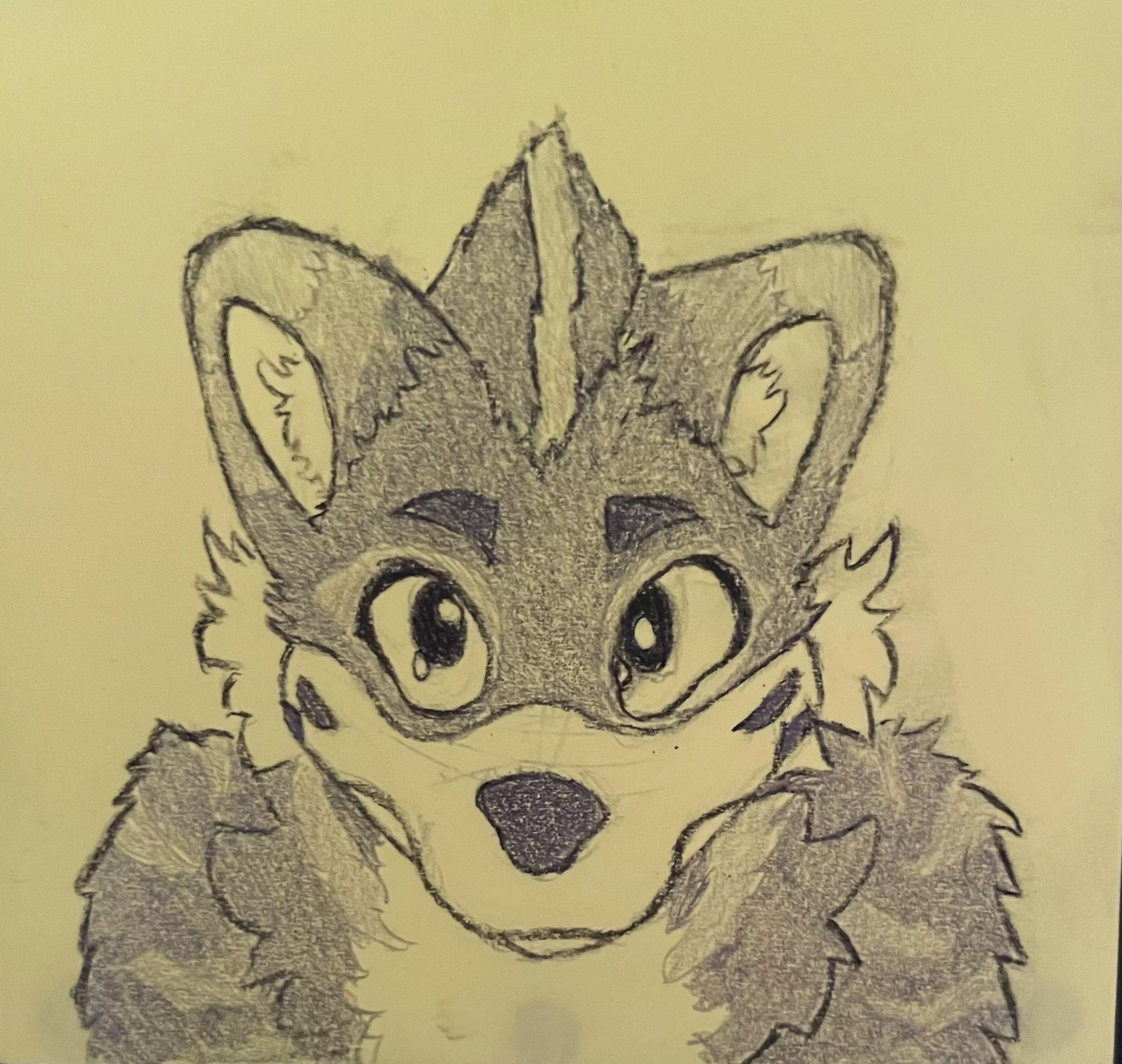 Drew Mansterz on a post-it-note cuz his sona's too cute cx