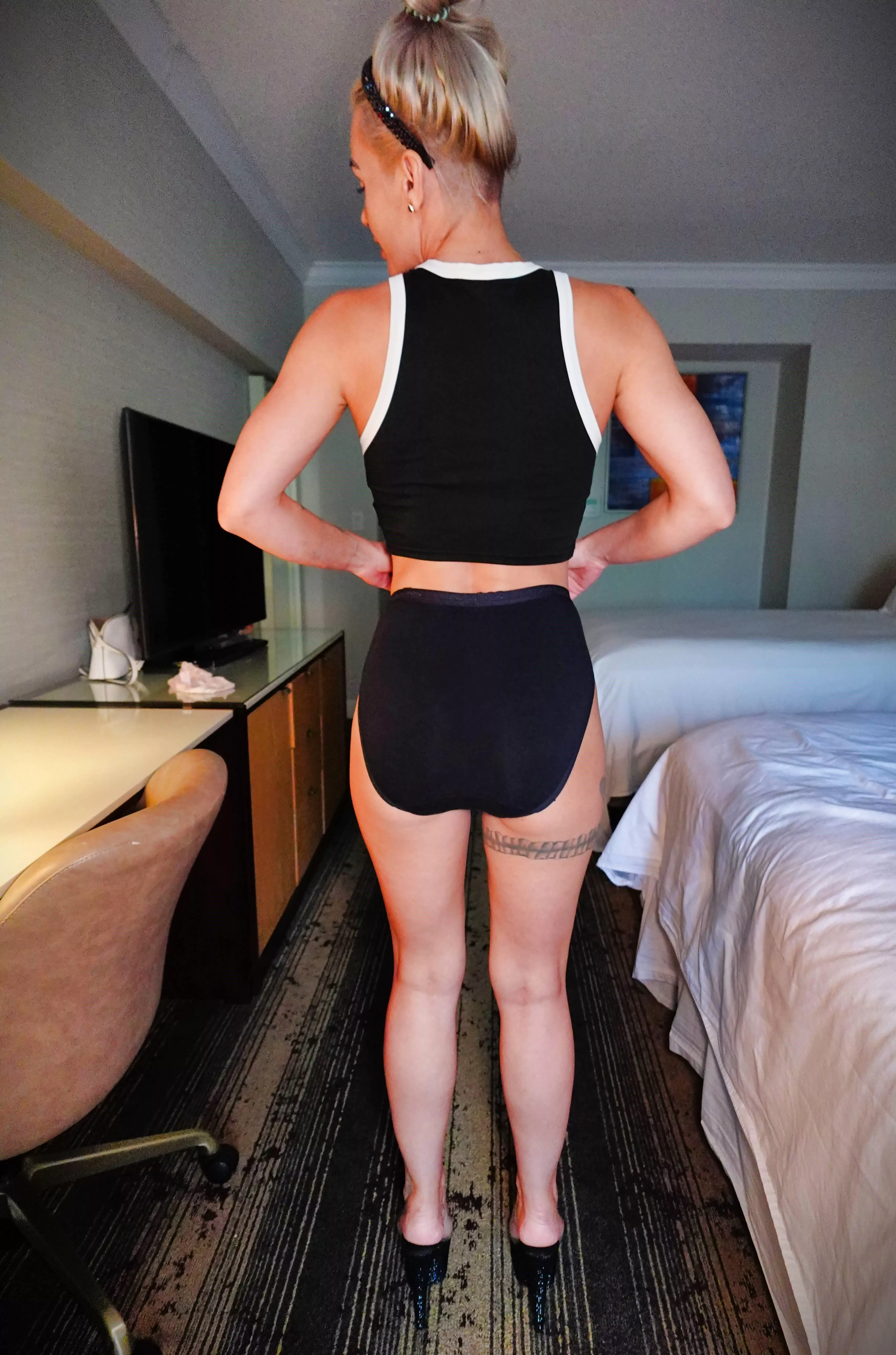 far from a granny, but i can still rock those granny panties!