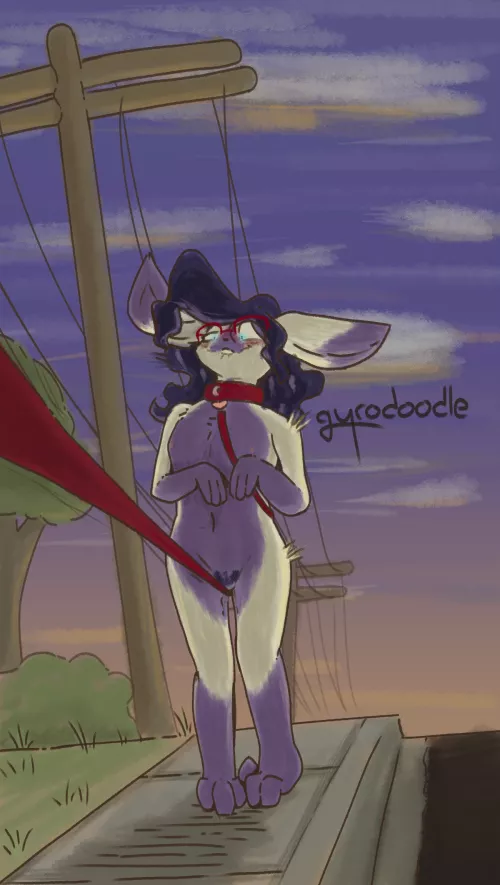 [F](Gyrodoodle) Good Puppies go on a walk FIRST thing in the morning!