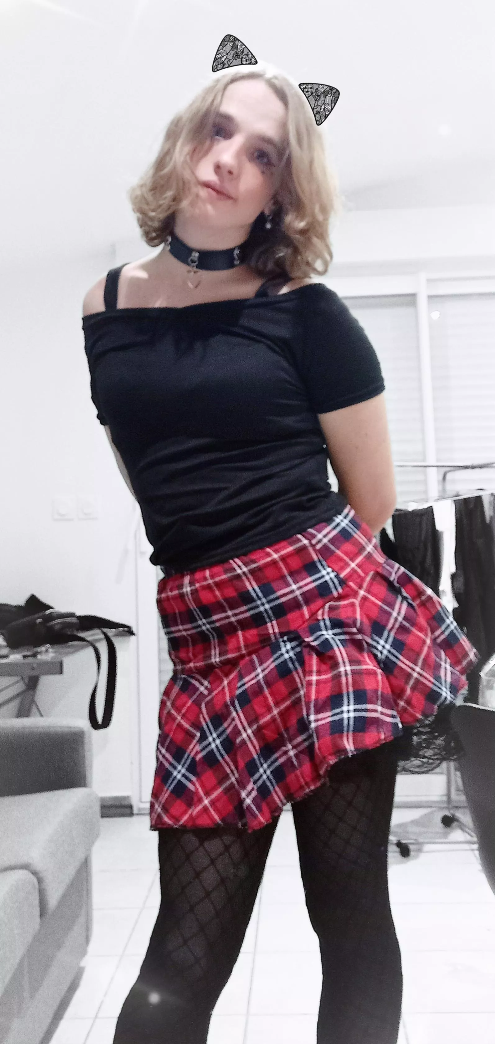 First time i post a pic with my actual hairs 😊