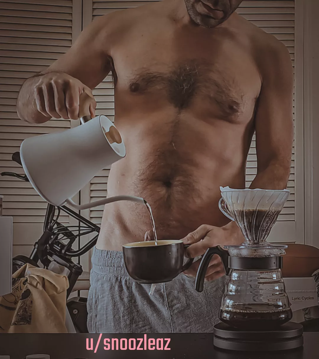 Getting things warmed up for that coffee. Happy sunday cgw.