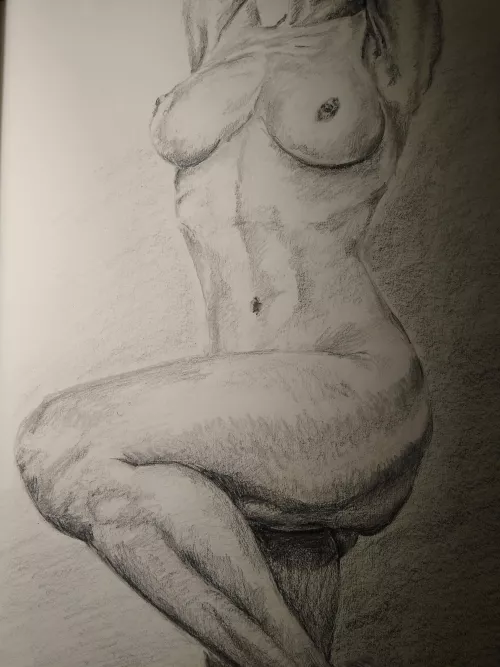 Graphite sketch u/sarabellum model by me