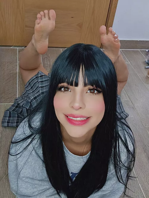 how about lickin' between my toes while i play w my toy?