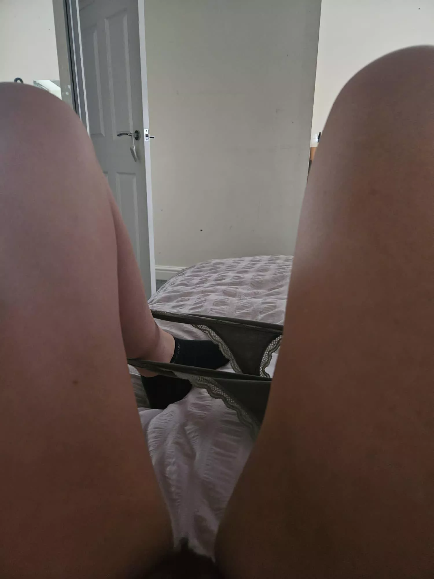 Husbands gone out , said I can play ... any takers 