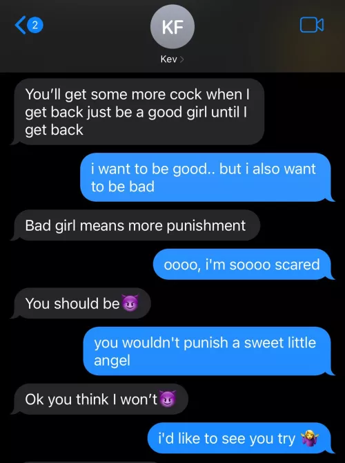 I chose violence today