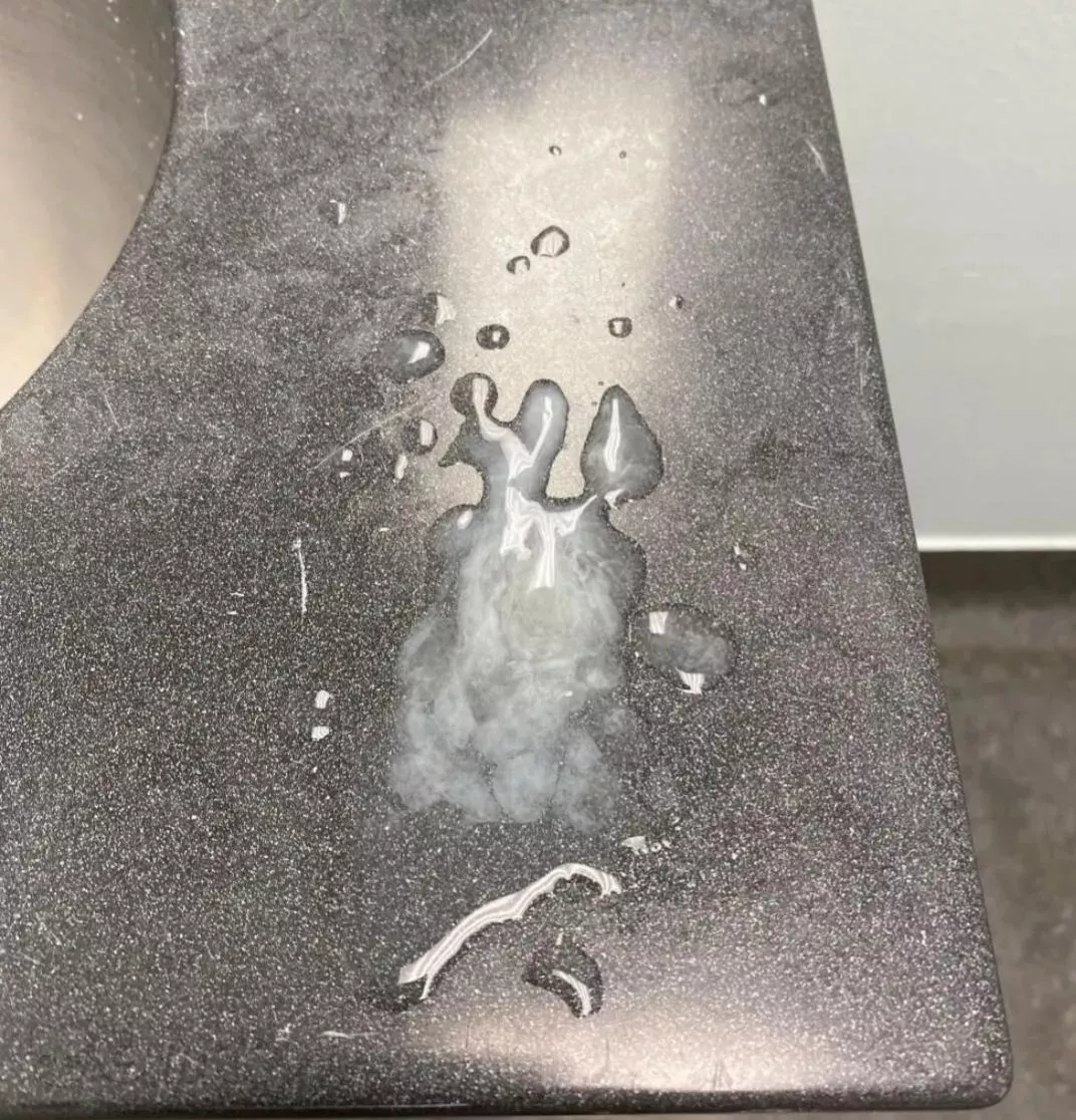 I exist the bathroom, and you enter it. You see this...what's your next move?