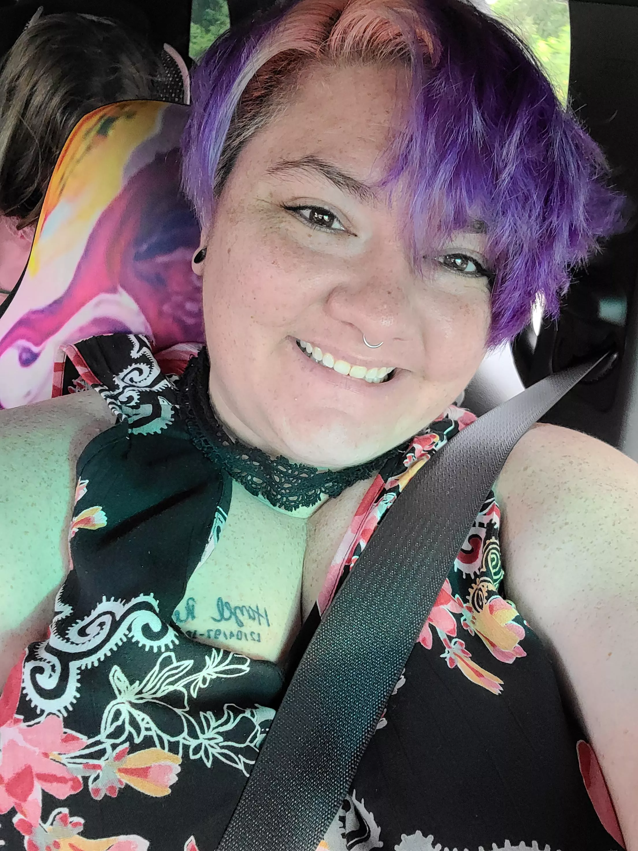 I miss my colorful hair