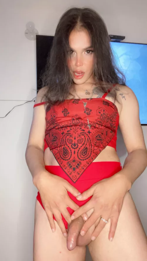 Leave a 🥵 if you’d have a threesome with your trans gf and her bestie