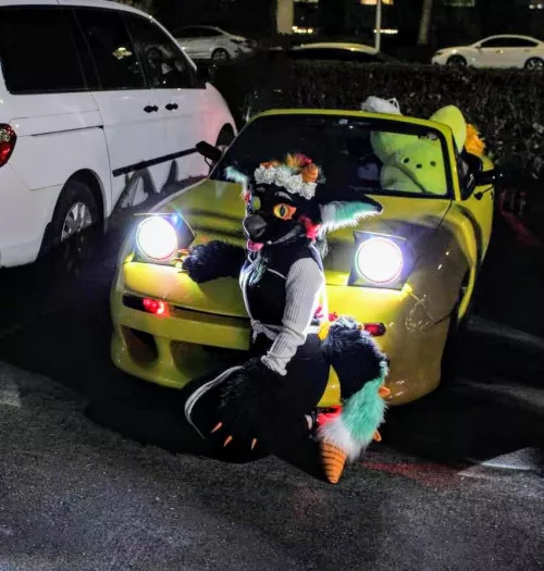 Lilith posing like she's about to be put on an album cover