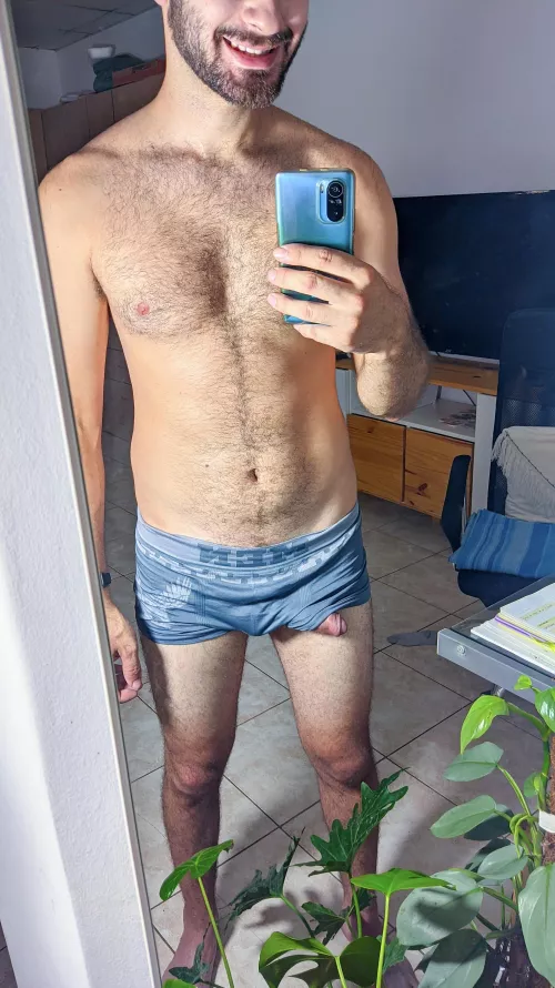 Maybe I don't have a great body, but I am very friendly with my neighbors 😏😜