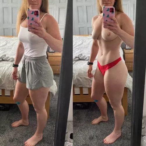 Obsessed with playing with my tits when I'm horny