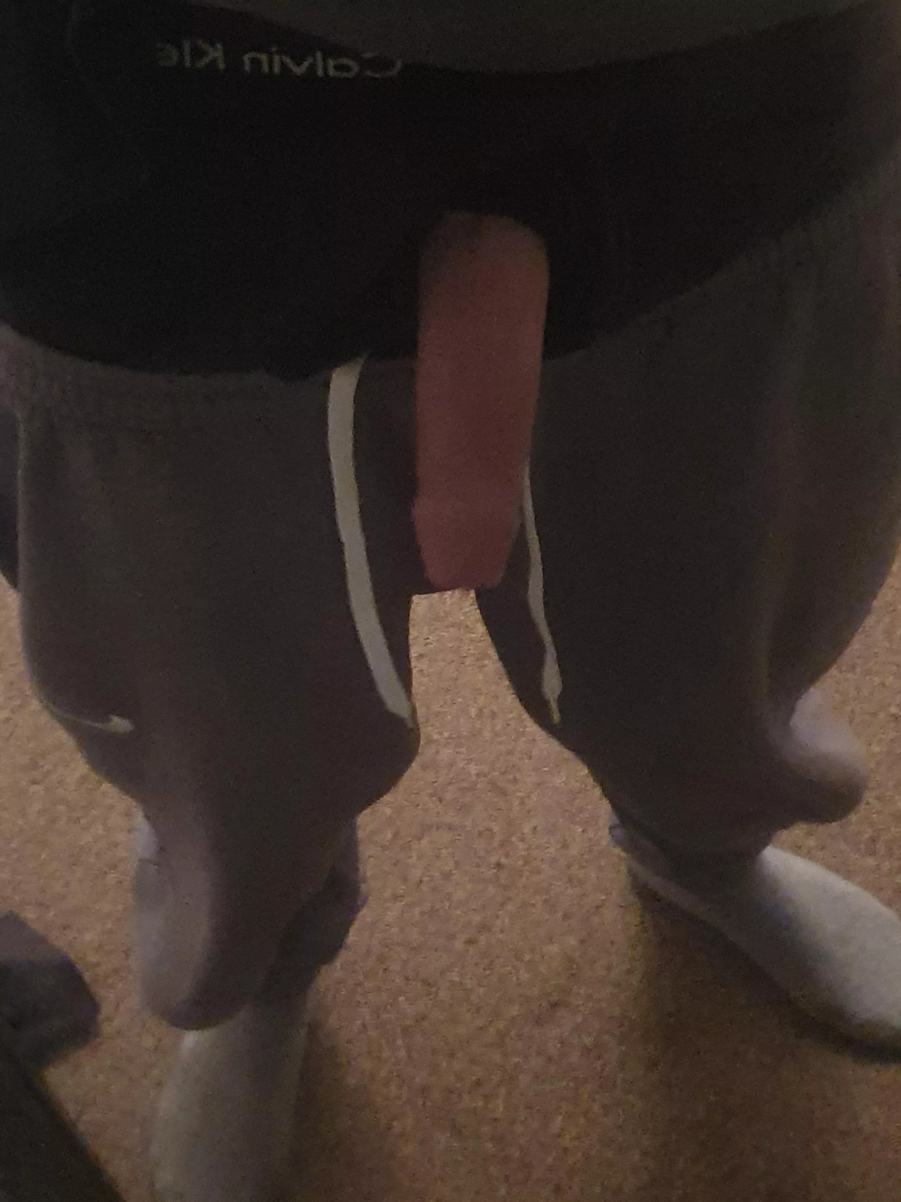 Poking through my boxers