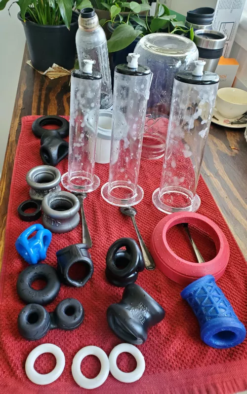 Pump\toy cleaning day 