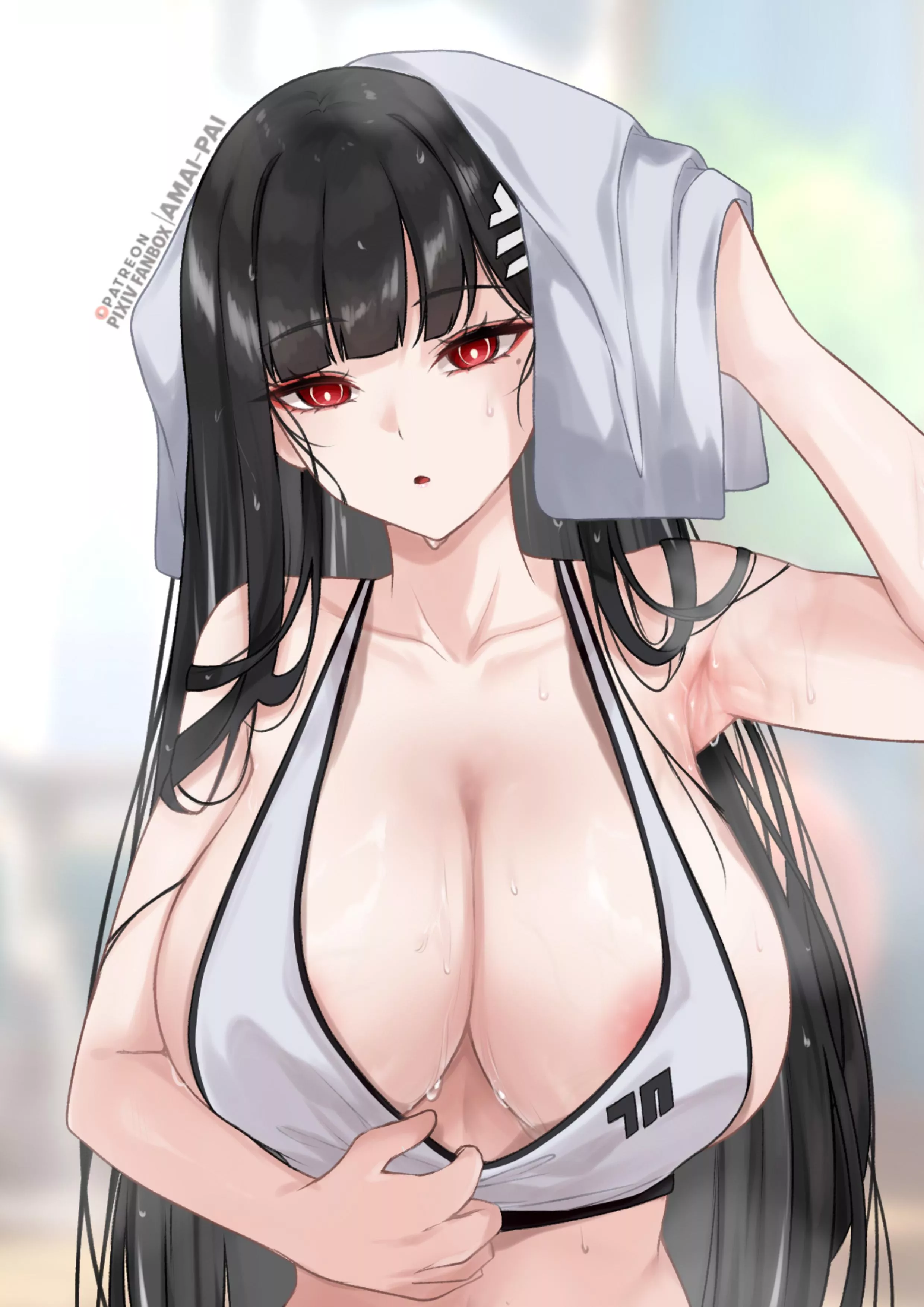 Rio Toweling Off [Blue Archive]