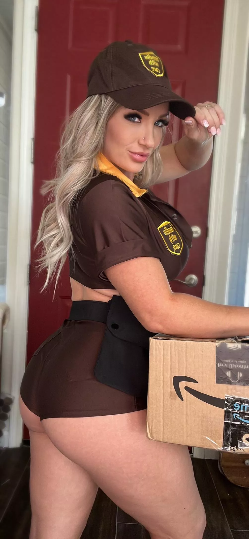 Sexy Delivery Girl