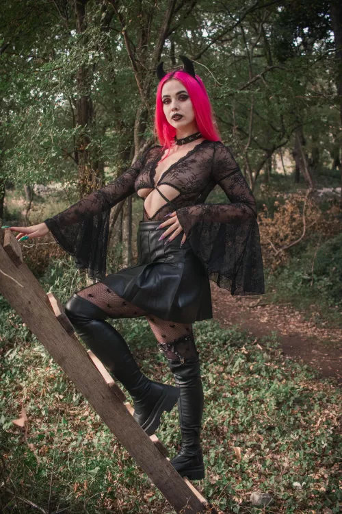 So sexy gothic devil