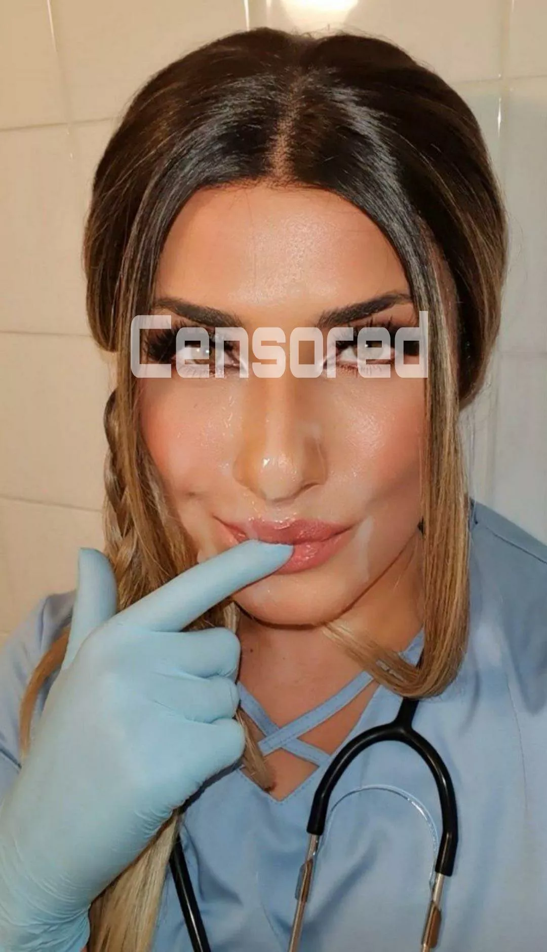 Tasing his delicious cum